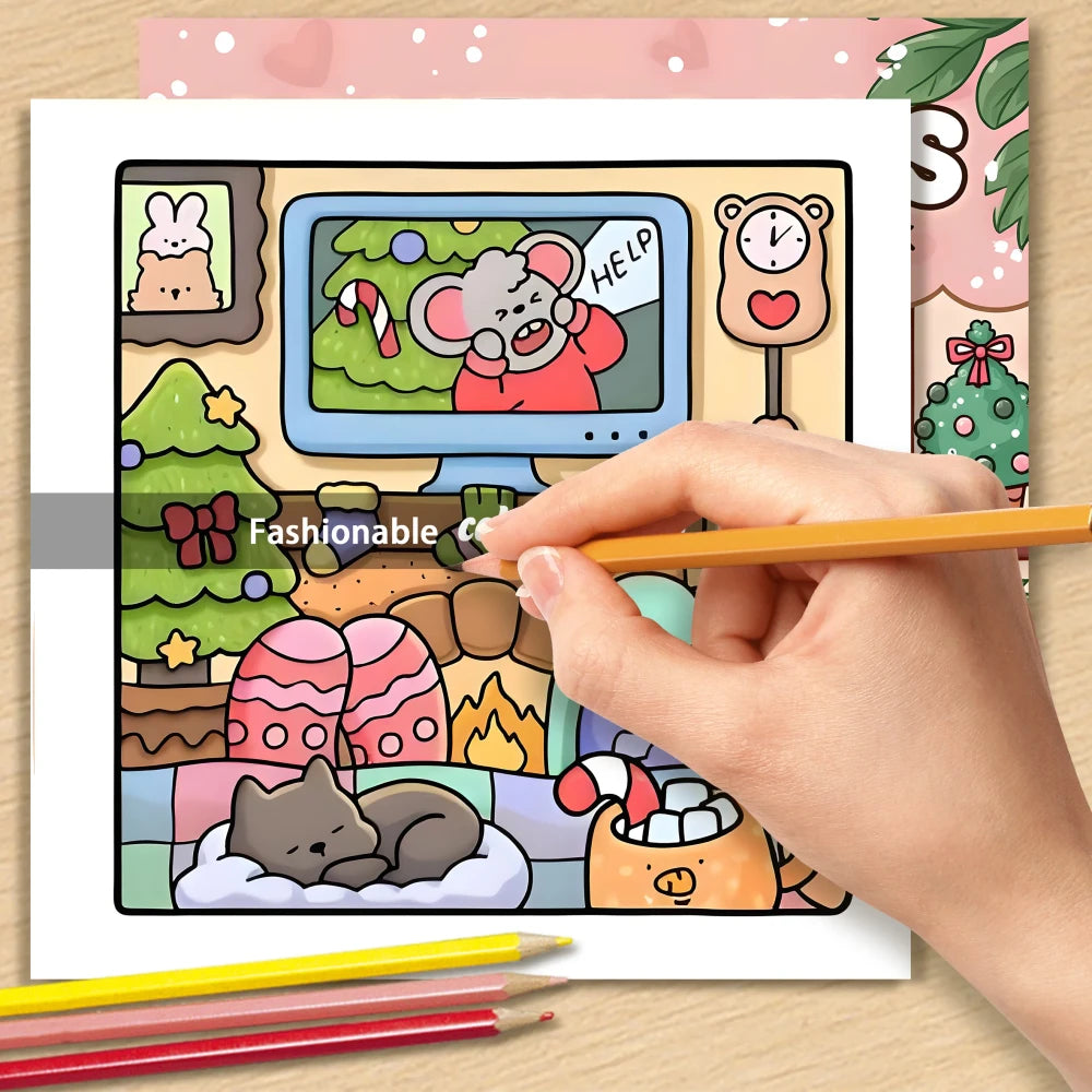 Horror Pattern Adult Coloring Book
