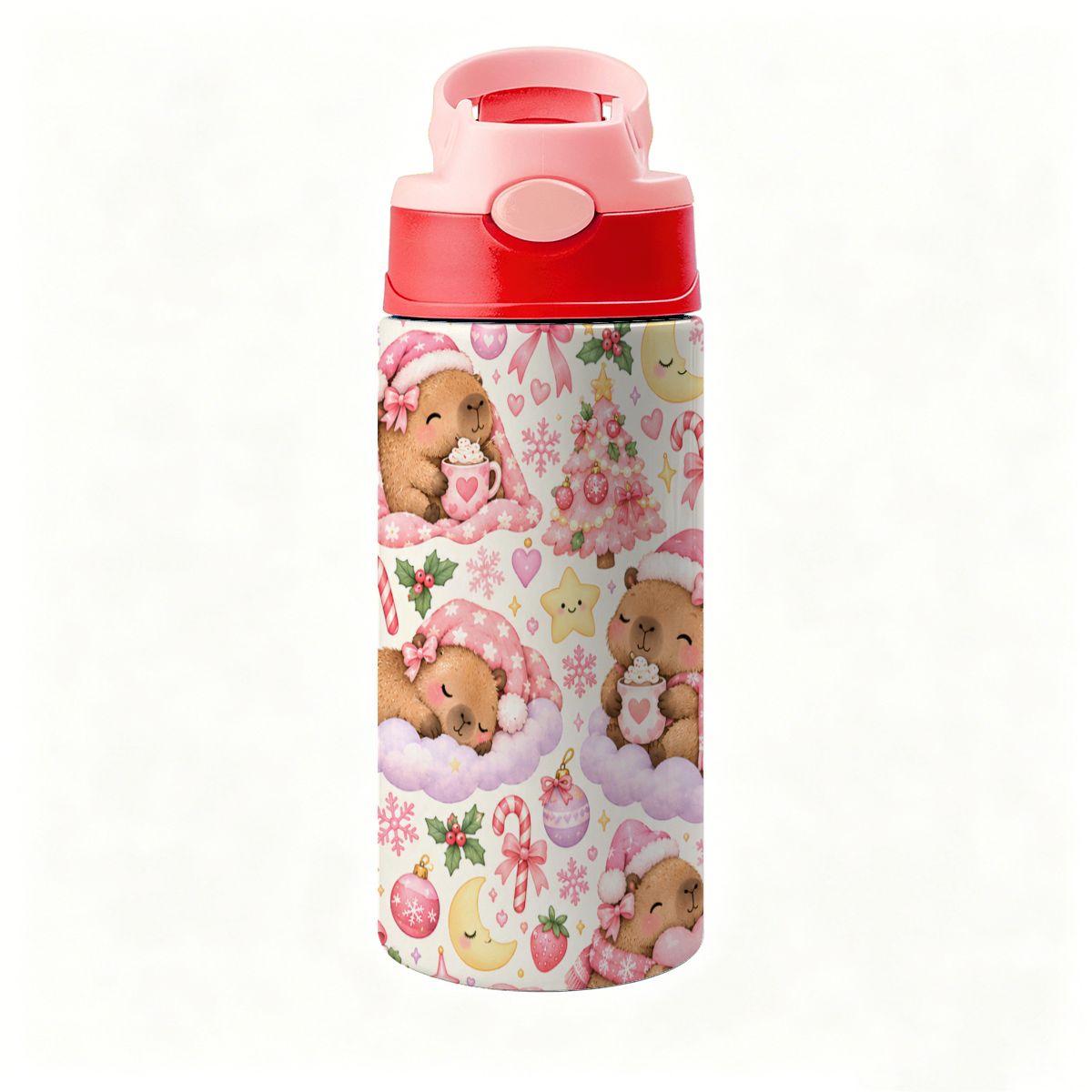 Capybara Kisses Kids Water Bottle