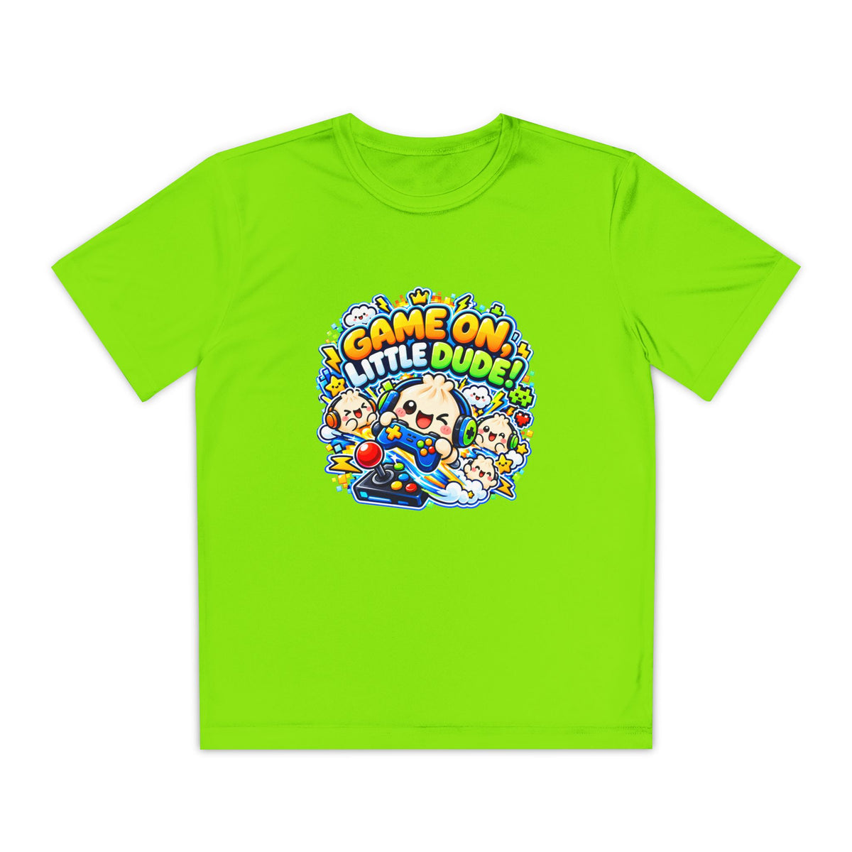 Game On, Little Dude! – Level Up Kids Graphic T-Shirt