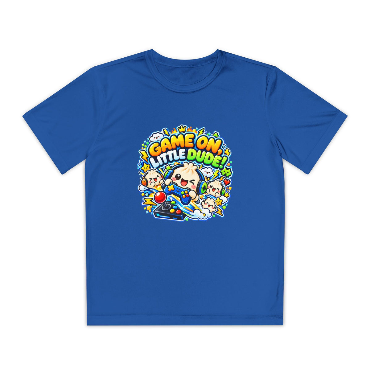 Game On, Little Dude! – Level Up Kids Graphic T-Shirt