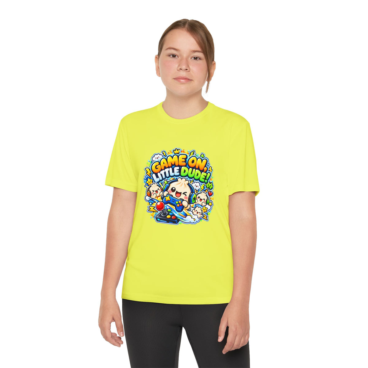 Game On, Little Dude! – Level Up Kids Graphic T-Shirt