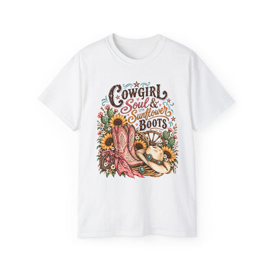 Cowgirl Soul & Sunflower Dreams Tee