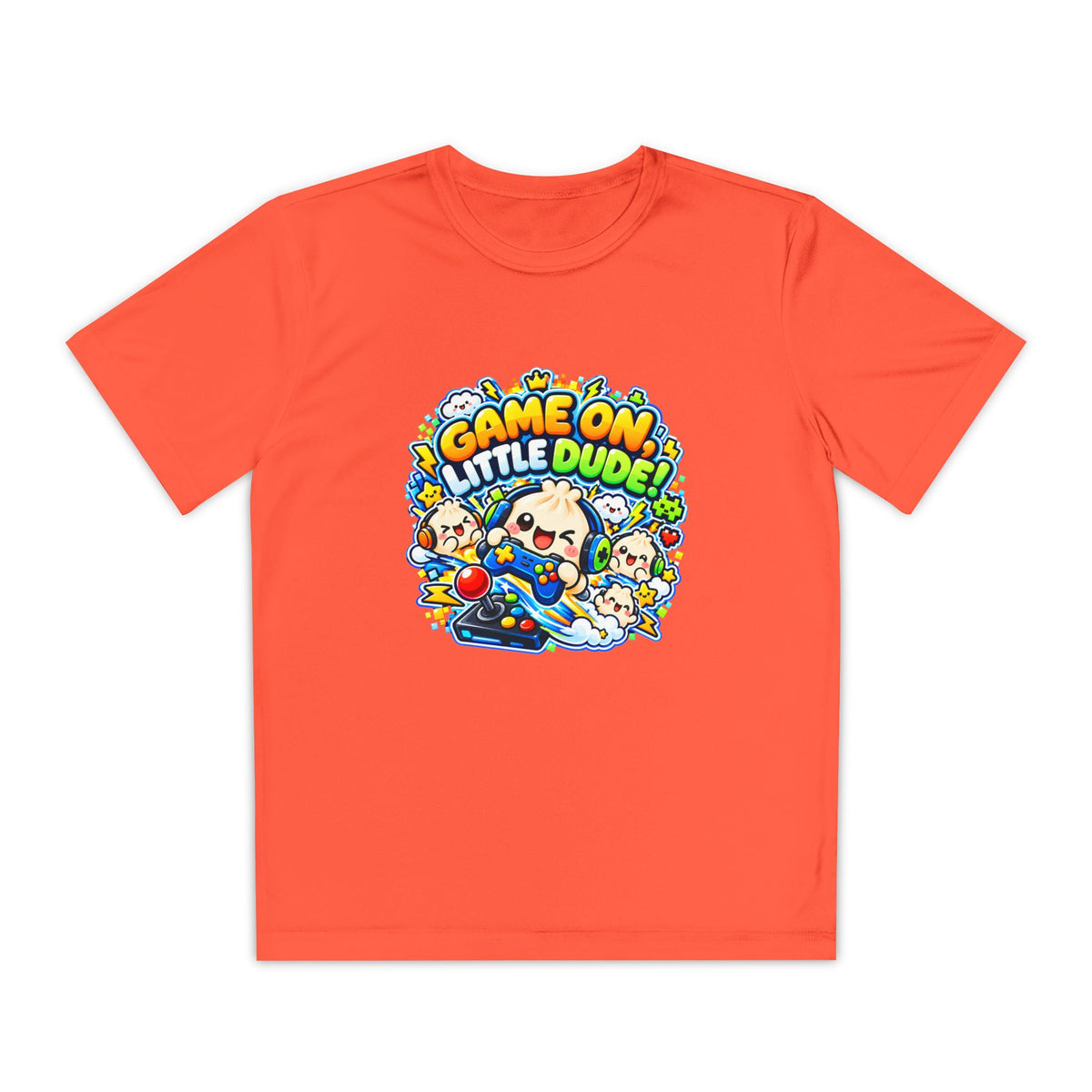 Game On, Little Dude! – Level Up Kids Graphic T-Shirt