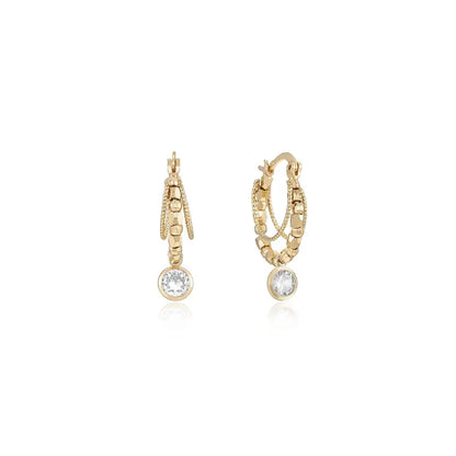 Ettika Boho Golden Hoop Earrings