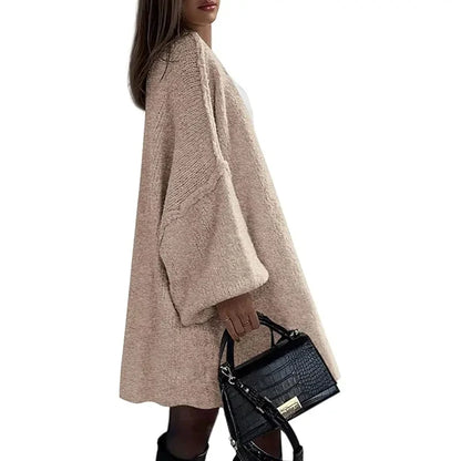 Oversized Knit Cardigan Sweater