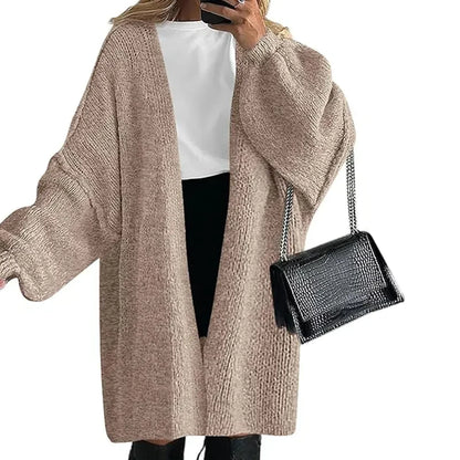 Oversized Knit Cardigan Sweater