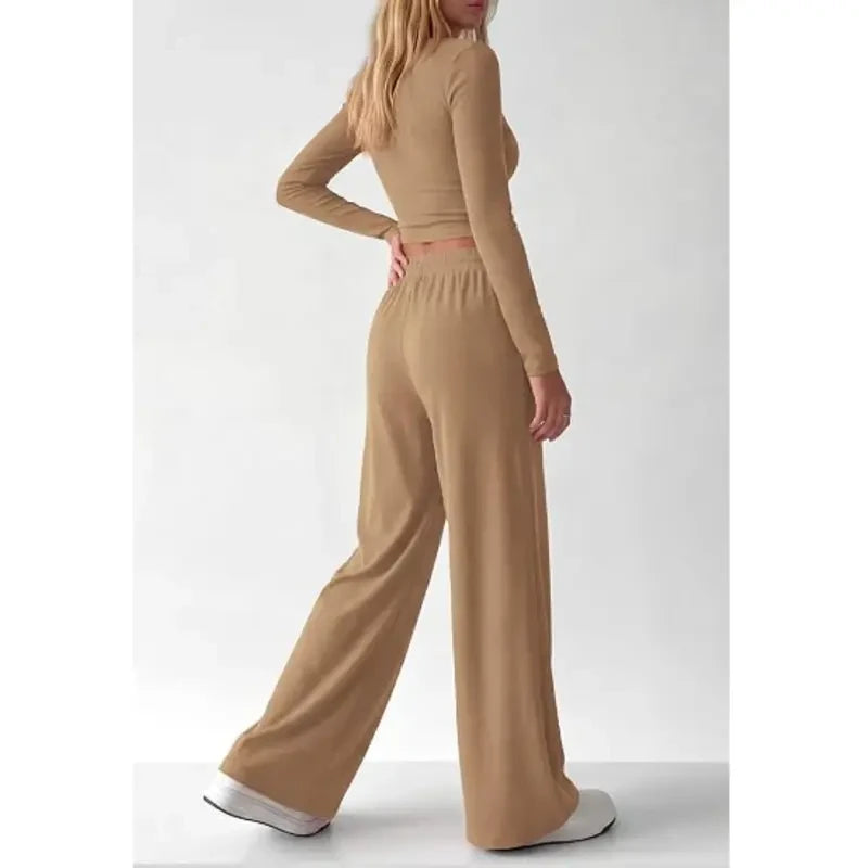 Ribbed Knit Lounge Set
