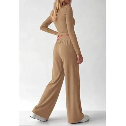 Ribbed Knit Lounge Set