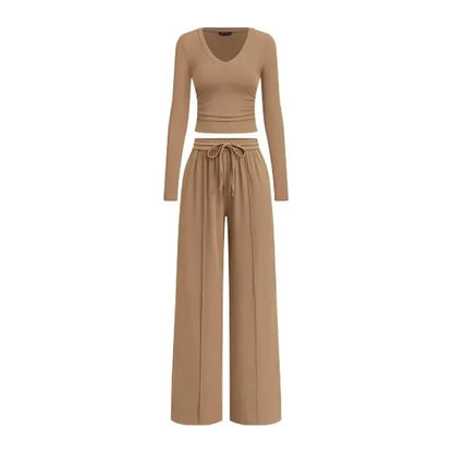 Ribbed Knit Lounge Set