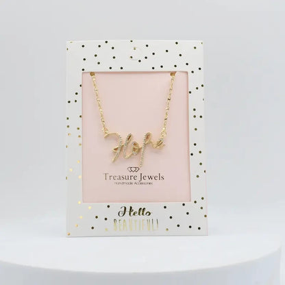 Hope Gold Necklace