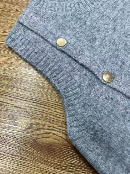 Sleeveless Knit Vest