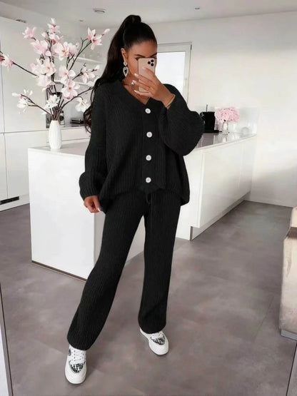 Relaxed Knit Matching Set