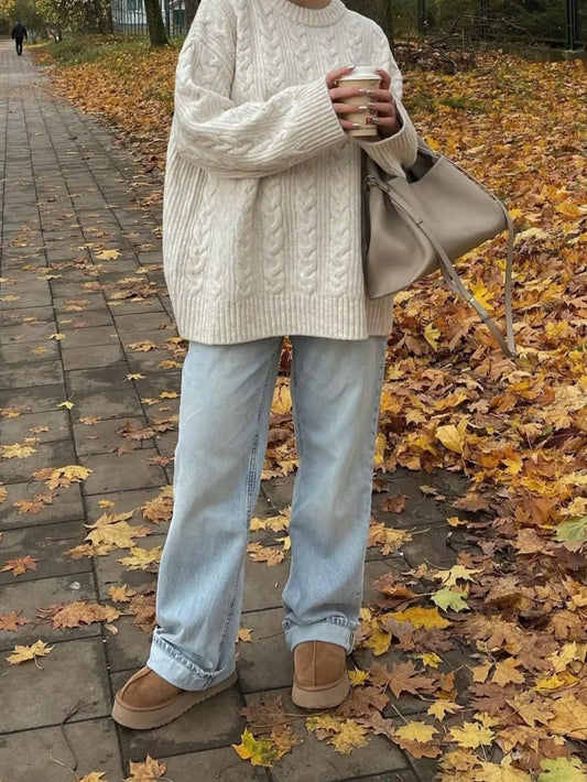 Loose Fit Knitted Sweater