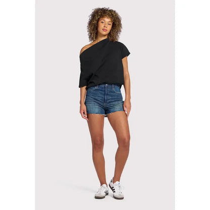 nuuds Vintage Cotton Off The Shoulder T-Shirt