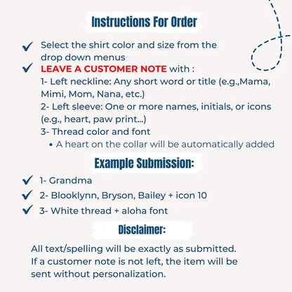 Custom Embroidered Grandma Sweatshirt