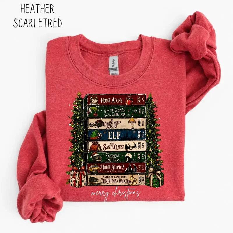 Retro Christmas Movie Sweatshirt