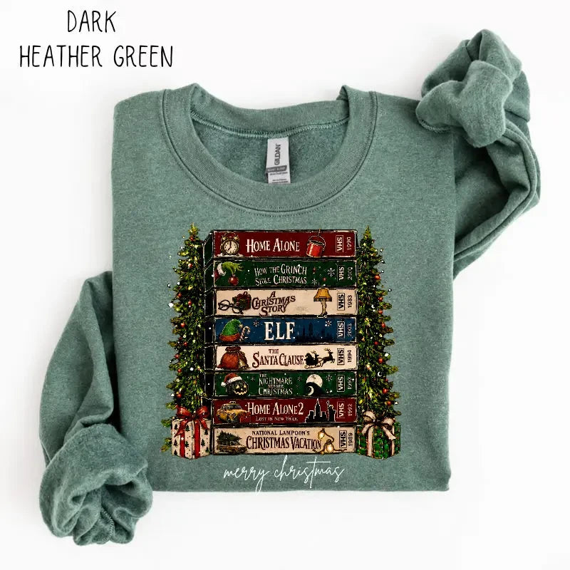 Retro Christmas Movie Sweatshirt