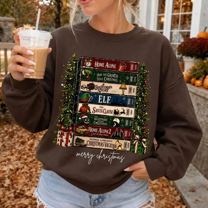 Retro Christmas Movie Sweatshirt