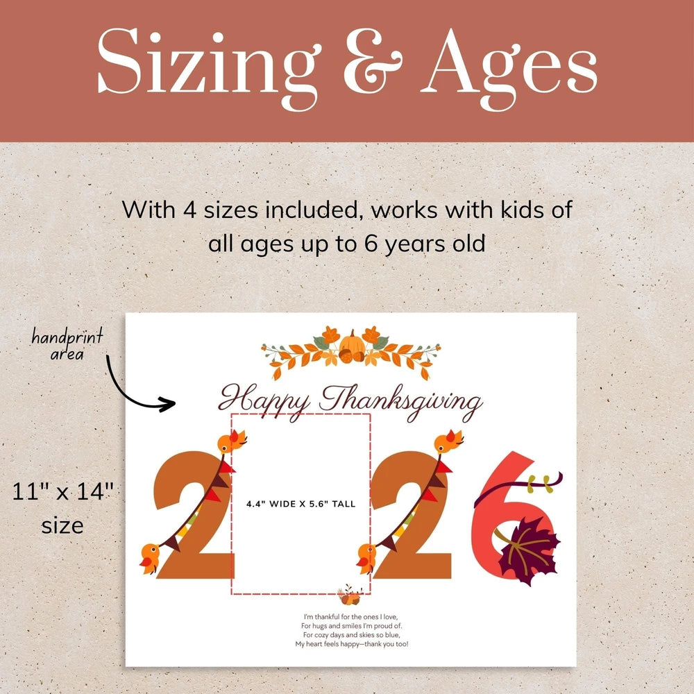 Thanksgiving Handprint Placemat Craft