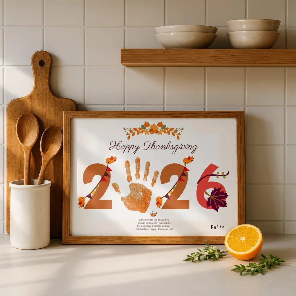 Thanksgiving Handprint Placemat Craft