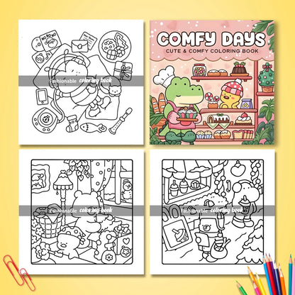 Horror Pattern Adult Coloring Book