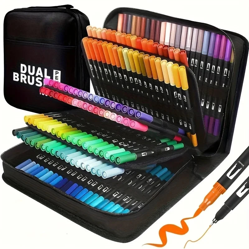 Double-Ended Watercolor Markers