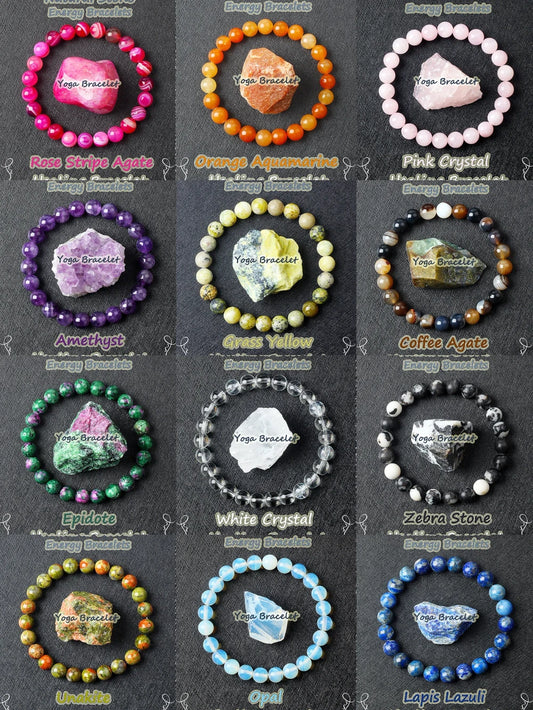 Natural Stone Bead Bracelet