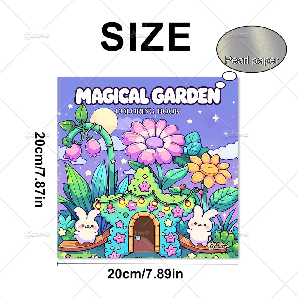Magical Garden Adult Coloring Book
