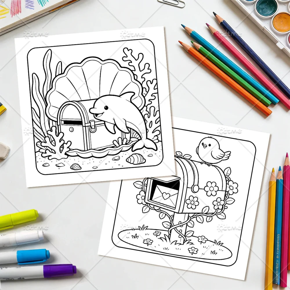Magical Garden Adult Coloring Book