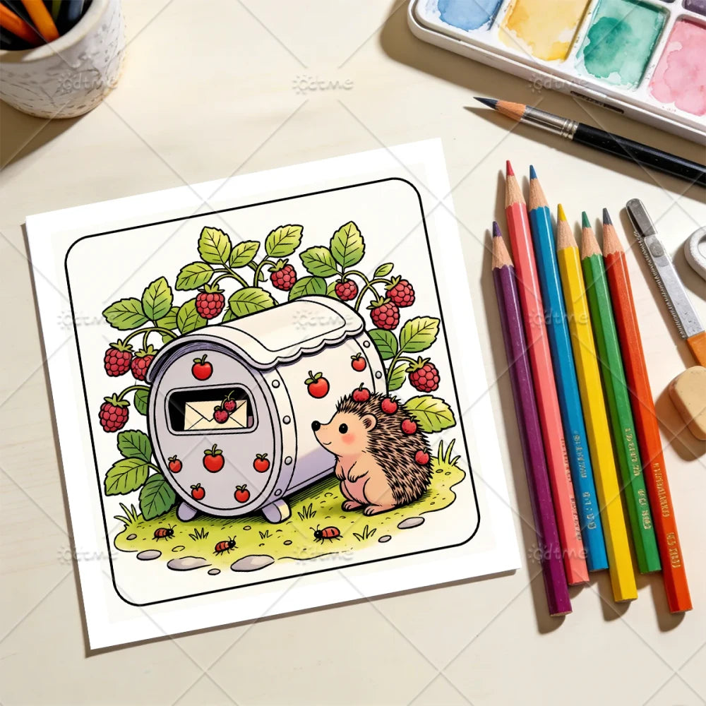 Magical Garden Adult Coloring Book
