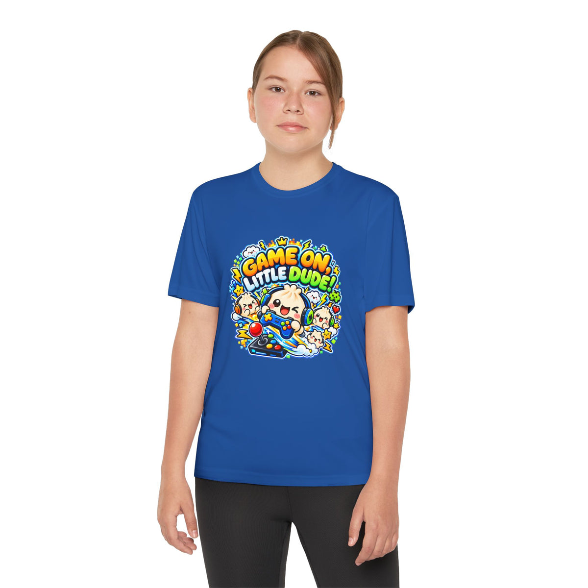 Game On, Little Dude! – Level Up Kids Graphic T-Shirt