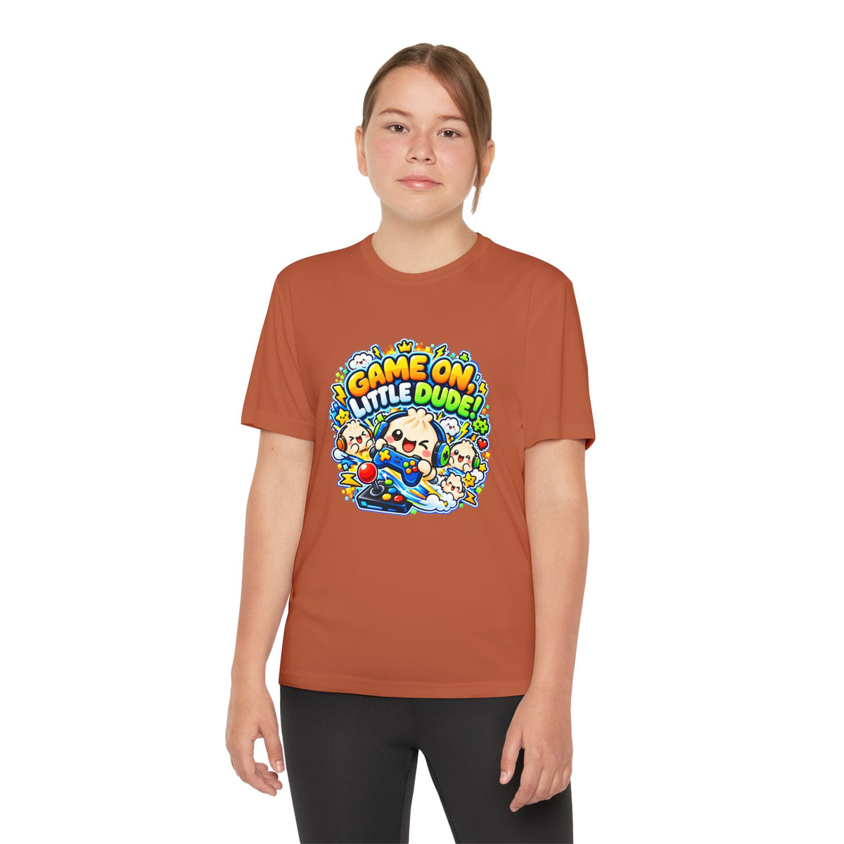 Game On, Little Dude! – Level Up Kids Graphic T-Shirt