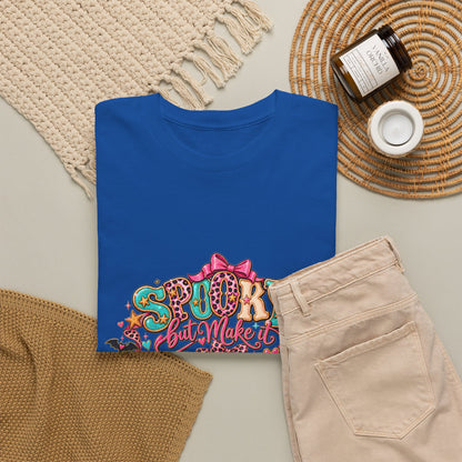 Women’s Graphic Tee - "Story of My Boo-ya" Retro Cute Candy Skull Design
