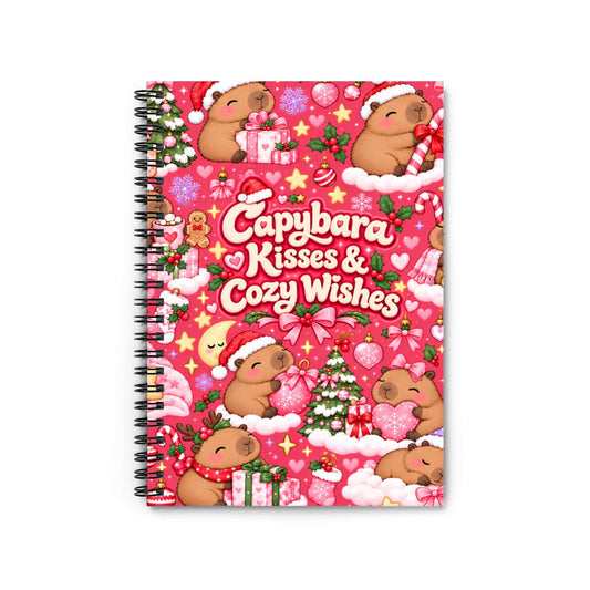 Capybara Kisses  Spiral Notebook