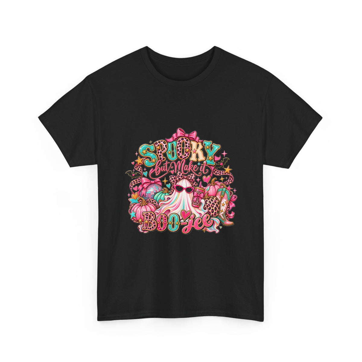 Women’s Graphic Tee - "Story of My Boo-ya" Retro Cute Candy Skull Design