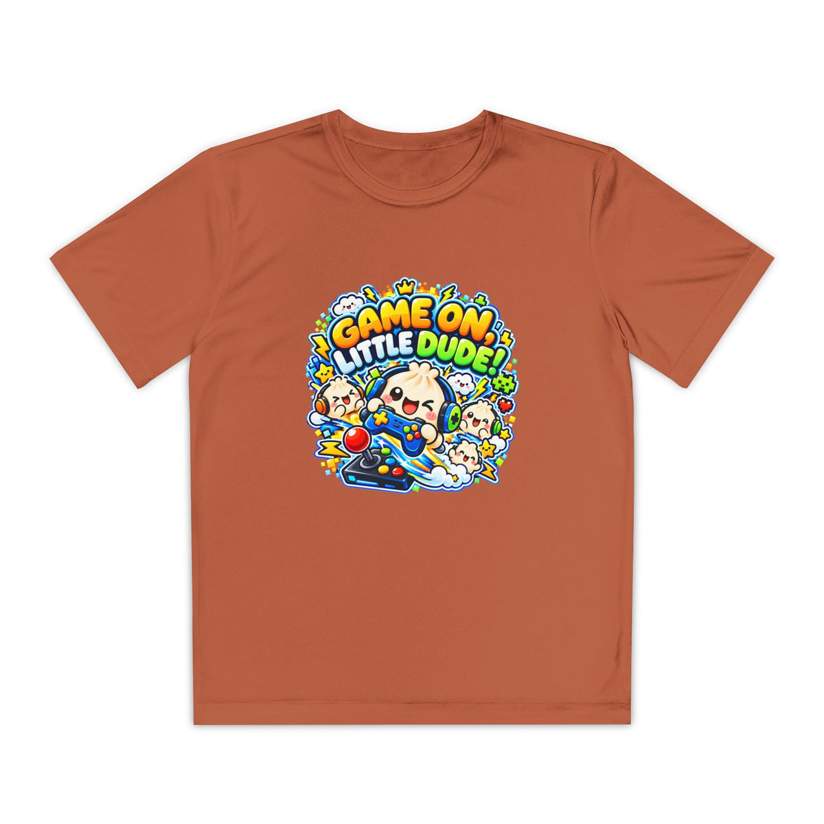 Game On, Little Dude! – Level Up Kids Graphic T-Shirt