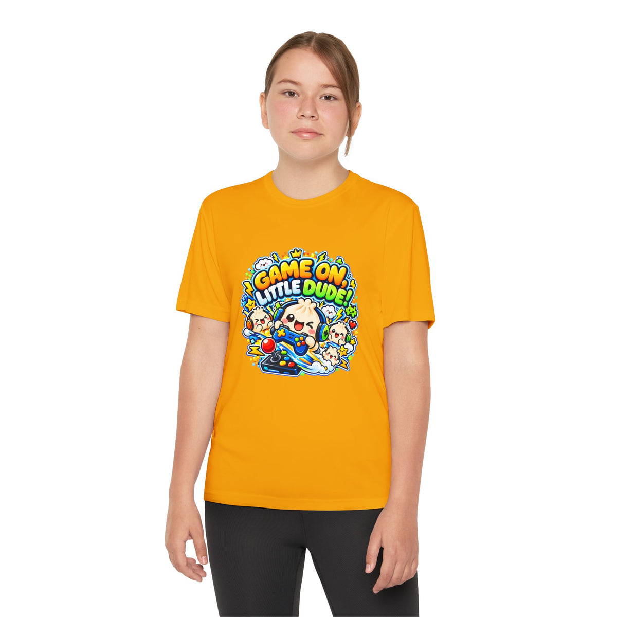Game On, Little Dude! – Level Up Kids Graphic T-Shirt