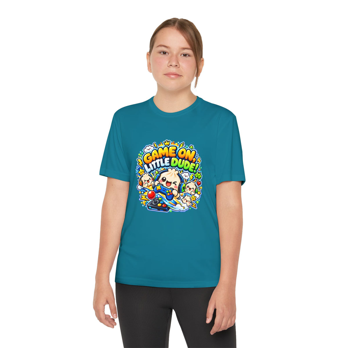 Game On, Little Dude! – Level Up Kids Graphic T-Shirt