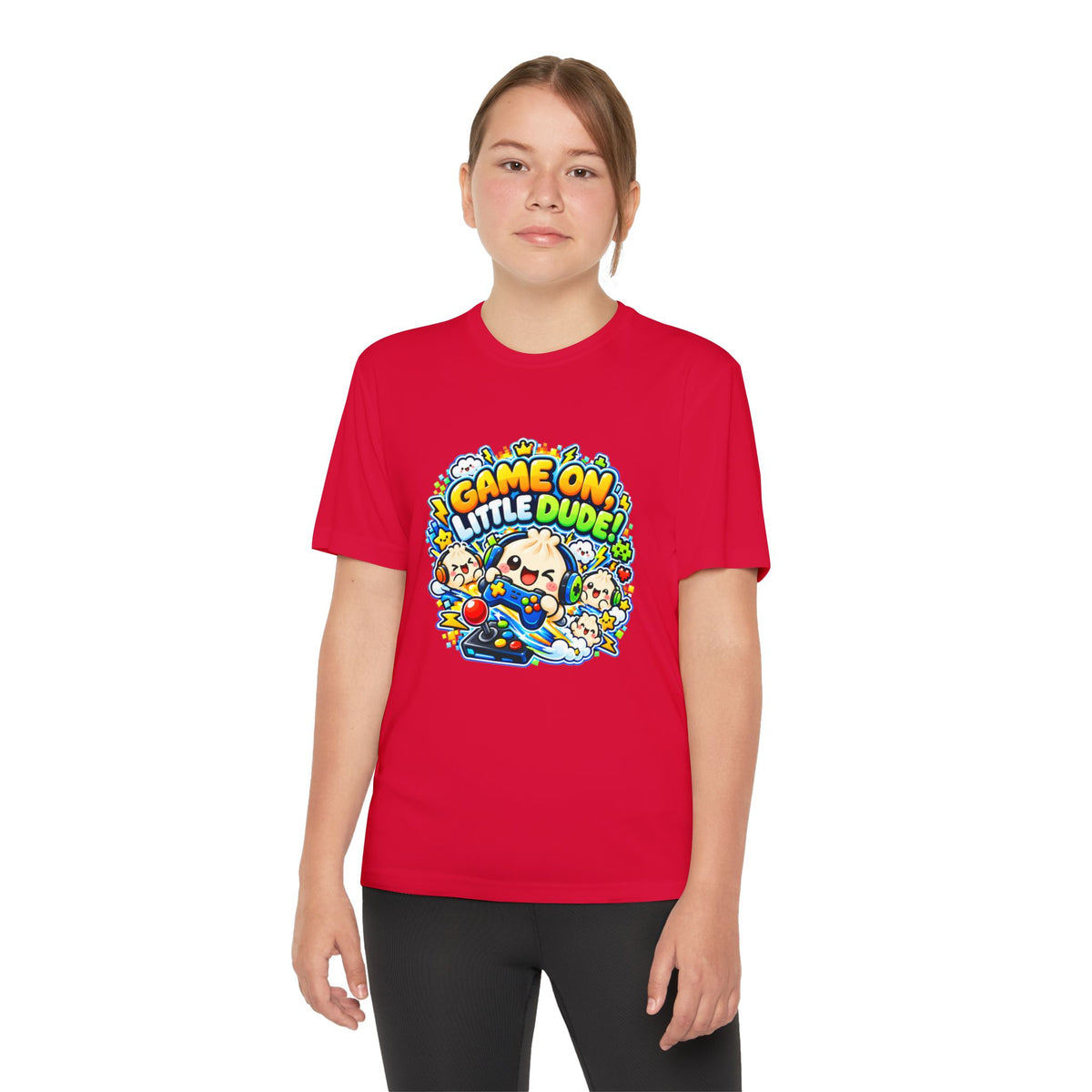 Game On, Little Dude! – Level Up Kids Graphic T-Shirt