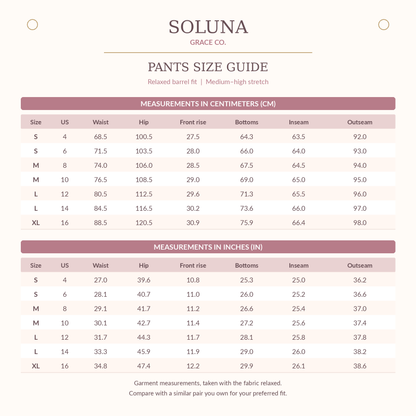 Coffee Solid Color Square Patch Pocket Ankle-length Barrel Jeans
