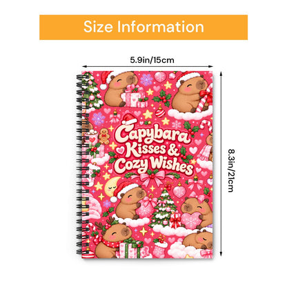 Capybara Kisses  Spiral Notebook