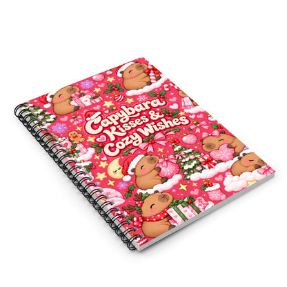 Capybara Kisses  Spiral Notebook